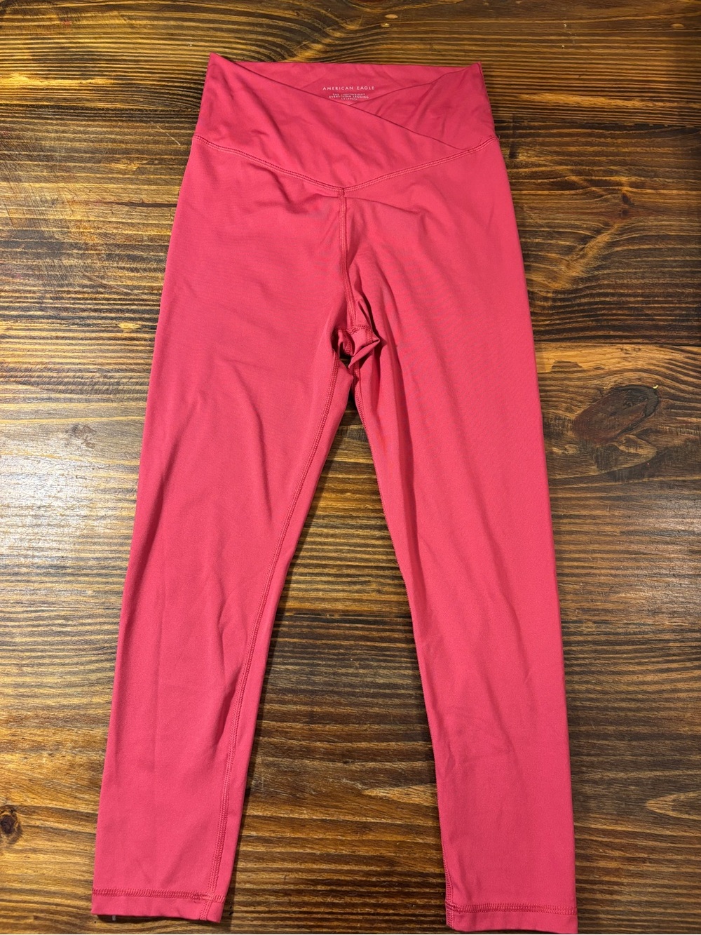 American Eagle medium Lightweight Everything Legging 7/8 Pink High Rise Athletic